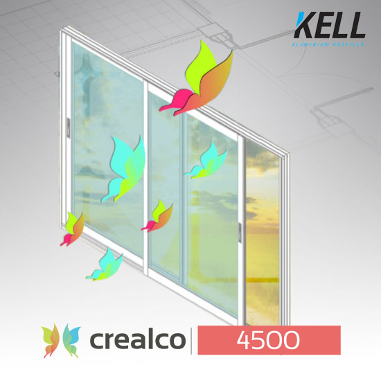4500 Series Sliding Door Kell Aluminium Profiles