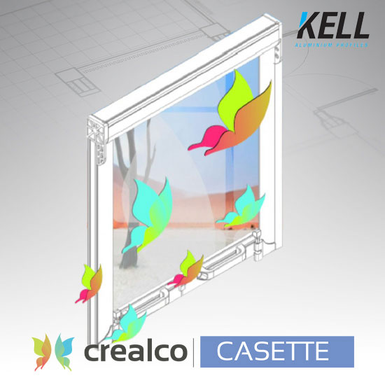 Cassette Roll-up Insect Screen for Windows
